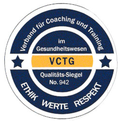 Qualitätssiegel "Verband für Coaching und Training - Ethik Werte Respekt"