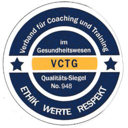 Qualitätssiegel "Verband für Coaching und Training - Ethik Werte Respekt"